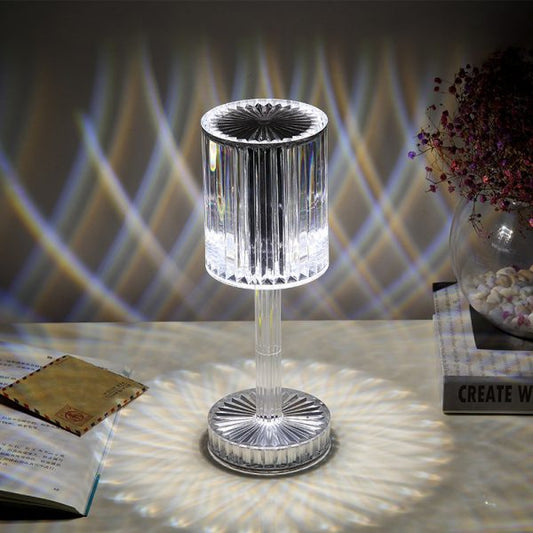 KC Diamond Table Lamp Crystal Touch Control - KC Luxury Store